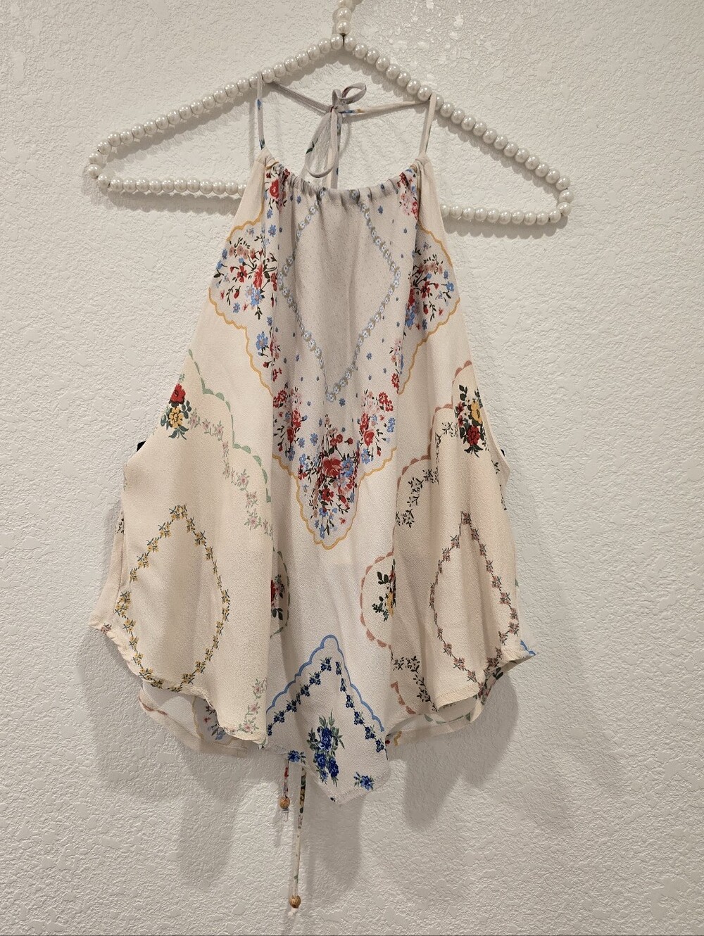 Wild Fable Cream Floral Top M